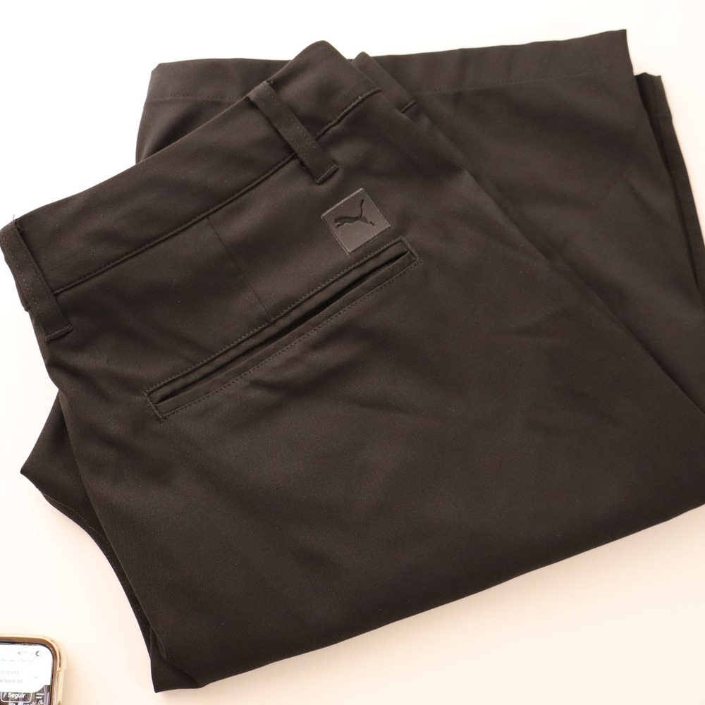 Puma Golf Shorts Mens Black Polyester Size 34